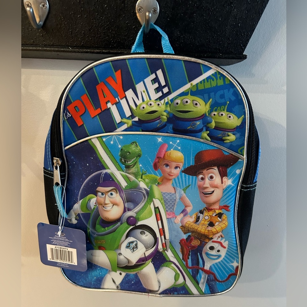 NWT! Toy Story 4 Toddler Backpack - Blue